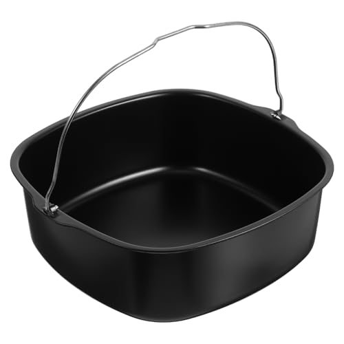 CTIRCHIU Kuchen Backkorb für Luftfritteuse Kuchenfass Wiederverwendbare Backform Hitzebeständig Abnehmbar für Sicheres Backen ohne Verbrennungsrisiko von CTIRCHIU