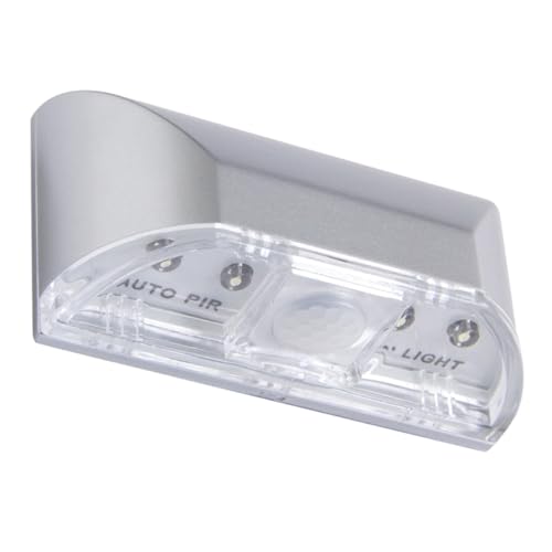 CTIRCHIU LED Türschloss Licht mit Pir Bewegungsmelder Automatische Sensorlampe für Flur Treppenhaus Küche Batteriebetrieben Einfache Montage Silberfarben Helle LEDs bei Dunkelheit CTIRCHIU LED Türschloss Licht mit Pir Bewegungsmelder Automatische Sensorlampe für Flur Treppenhaus Küche Batteriebetrieben Einfache Montage Silberfarben Helle LEDs bei Dunkelheit von CTIRCHIU