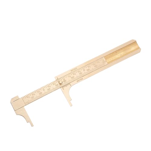 CTIRCHIU Messschieber Messing Schieblehre mit Dualskala und Präzise Kleine Pocket Caliper für Schmuckbau Modellbau Ingenieurwesen CTIRCHIU Messschieber Messing Schieblehre mit Dualskala und Präzise Kleine Pocket Caliper für Schmuckbau Modellbau Ingenieurwesen von CTIRCHIU