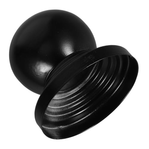 CTIRCHIU Metall Pfostenkappe Schwarz Kugelförmige Abdeckkappe für Zaunpfosten und Geländer Handlauf Schutz und Dekoration Torverzierung Langlebig und Einfach zu Montieren CTIRCHIU Metall Pfostenkappe Schwarz Kugelförmige Abdeckkappe für Zaunpfosten und Geländer Handlauf Schutz und Dekoration Torverzierung Langlebig und Einfach zu Montieren von CTIRCHIU