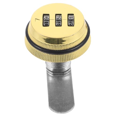 CTIRCHIU Metall Schrankschloss mit Widerstandsfähiges Passwort Cabinet Lock Verformungsbeständiges Sicherheitsüberfalle für Aktenschränke und Möbel Gold CTIRCHIU Metall Schrankschloss mit Widerstandsfähiges Passwort Cabinet Lock Verformungsbeständiges Sicherheitsüberfalle für Aktenschränke und Möbel Gold von CTIRCHIU