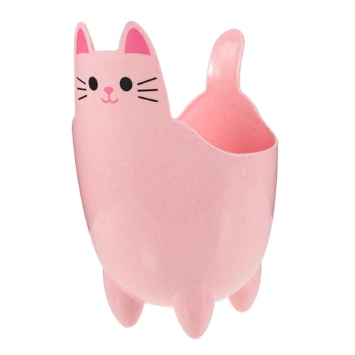 CTIRCHIU Mini Katzen Mülleimer Süßer Desktop Abfallbehälter Katzenform für Zuhause Multifunktional als Halter für Kleine Gegenstände für Studenten von CTIRCHIU