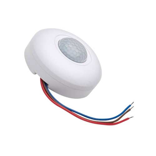 CTIRCHIU Pir Decken Bewegungsmelder Acv Infrarot Sensor für Innen Außen Hauslicht Garage Flur Park Langlebiger Feuerfester Sensor Schalter mit Einfacher Deckenmontage CTIRCHIU Pir Decken Bewegungsmelder Acv Infrarot Sensor für Innen Außen Hauslicht Garage Flur Park Langlebiger Feuerfester Sensor Schalter mit Einfacher Deckenmontage von CTIRCHIU