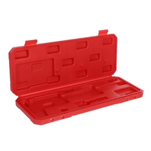 CTIRCHIU Robuste Kunststoff Vernier Caliper Aufbewahrungsbox Messschieber Transportbox Langlebig Stoßfest Rot für Maschinenbau mit Stilvollem Blasformdesign von CTIRCHIU