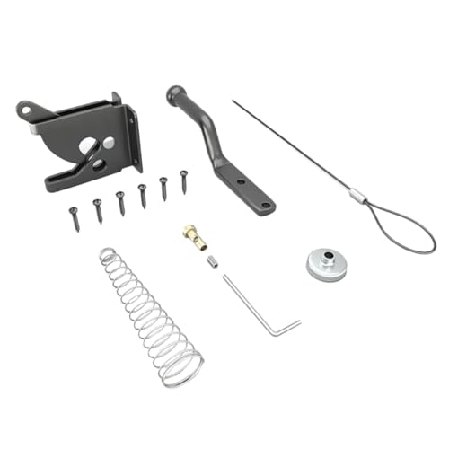 CTIRCHIU Self locking Türriegel für Holztore und Metallzäune Federbelasteter Torverschluss mit Einfachem Montage Robustes Gartentor Zubehör für Garten Schuppen und Zaunanwendungen von CTIRCHIU