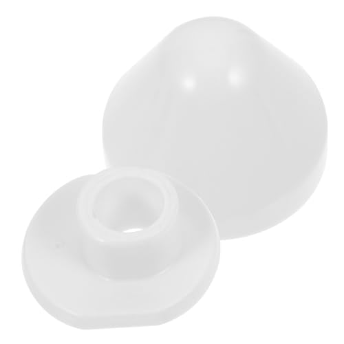 CTIRCHIU Toilettenschrauben Abdeckkappen Weiß Dekorative Wc Bolzenkappen Einfache Montage Leicht und Kompakt Passend für Toilettensitz Befestigung Ersatzteile Badezimmer Zubehör von CTIRCHIU