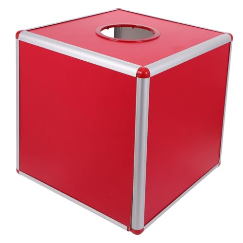CTIRCHIU Transparente Raffle Box mit Schlitz und Metallrahmen Vielseitige Wahl Spendenbox für Partys Fundraiser und Events Langlebiger Klarer Aufbewahrungsbehälter für Lose und Beiträge von CTIRCHIU