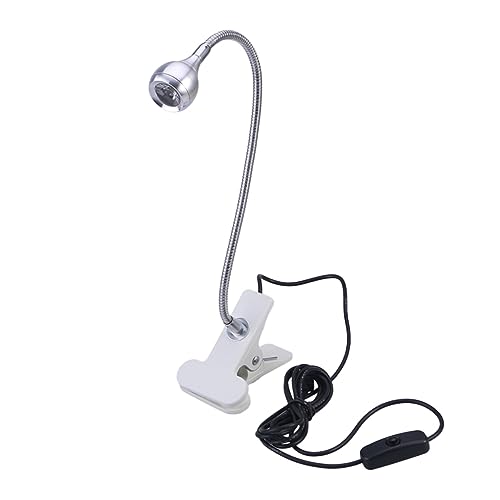 CTIRCHIU USB Clip Lampe mit Verstellbarem Hals LED Augenschutz Schreibtischlampe Warmweißes Licht für Lesen und Lernen Flexibel Einsetzbar für Schlafzimmer Büro von CTIRCHIU