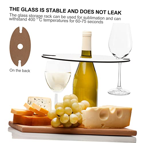 CTIRCHIU Weißes Hängendes Weinregal aus Holz und Ovaler Weinflaschenhalter mit Glashalter Platzsparend für Zuhause Bar Restaurant Partys und Hotel Tischdekoration CTIRCHIU Weißes Hängendes Weinregal aus Holz und Ovaler Weinflaschenhalter mit Glashalter Platzsparend für Zuhause Bar Restaurant Partys und Hotel Tischdekoration von CTIRCHIU