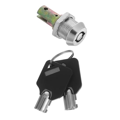 CTIRCHIU Werkzeugschloss mit Schlüssel Zinklegierung Langlebiges Schrankschloss mit Kupferkern Geräuscharm für Industrielle Schubladenverriegelung für Werkstatt und Lager von CTIRCHIU