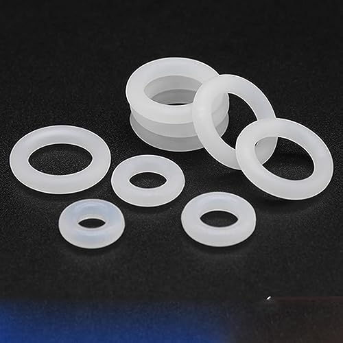 10/50 Stück Silikon O-Ring Dichtung Weiß CS 4mm Außendurchmesser 12~150mm wasserdichte Unterlegscheibe Runde Oform VMQ O-Ring Silikonring OD 15mm ID 7mm-50 Stück - CS 4,0mm von CTLH20