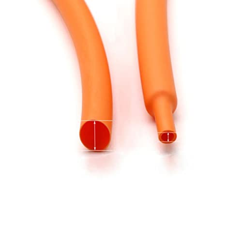 1M Orange 1 2 3 4 5 6 7 8 9 10 12 14 16 20 25 30 40 50 mm Schrumpfschlauch 2:1 Thermo-Kabelmuffe aus Polyolefin-Isoliert, 25 mm x 1 Meter von CTLH20