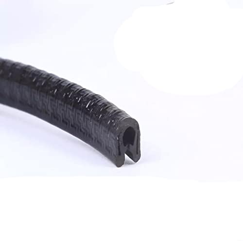 1M U-shaped Sealing Strip Rubber Edging Stainless Steel Edge Sealing Protectio Door Seal Strip Car Dustproof Safety Seals Strips-C von CTLH20