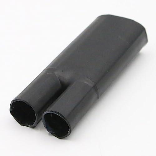 2-adriger, mit Klebstoff ausgekleideter 2:1-Wärmeschrumpfschlauchanschluss mit separatem Abzweig, doppelwandig, wasserdicht, 1KV-12x18,10 Stück von CTLH20
