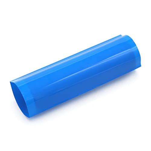 20~500 Stück 21700 Batteriefolie Klebeband PVC Schrumpfschlauch Vorgeschnittene Schrumpfmuffe Schläuche Schützen Rohrabdeckung für Batterien Wrap-Blau, 50 Stück von CTLH20