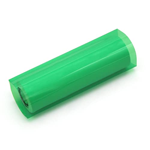 20~500 Stück 21700 Batteriefolie Klebeband PVC Schrumpfschlauch Vorgeschnittene Schrumpfmuffe Schläuche Schützen Rohrabdeckung für Batterien Wrap-Clear Green, 20 Stück von CTLH20