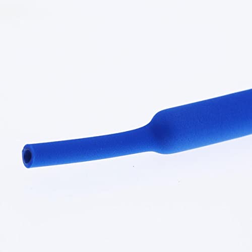 5 Meter 4:1 Schrumpfschlauch mit Kleber, thermoeinziehbarer Schrumpfschlauch, doppelwandiger Schrumpfschlauch, 6 8 12 16 24 32 mm, blau, 20 mm, 5 m von CTLH20