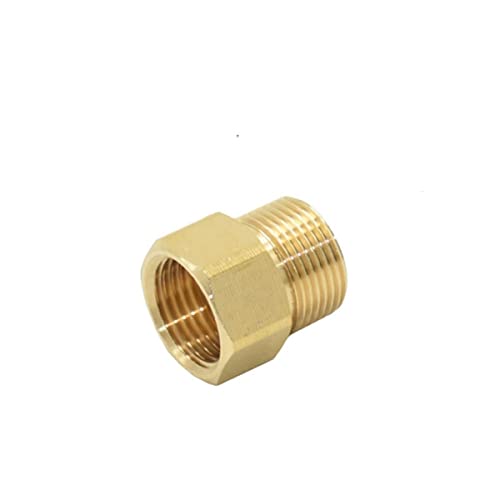 Messing 3/8 1/2 Zoll M22 M18 M14 Gewindeanschluss Buchse Männlich Wasserhahn Reparatur Verlängerung Küche Badezimmer Rohradapter 1 Stk-C von CTLH20