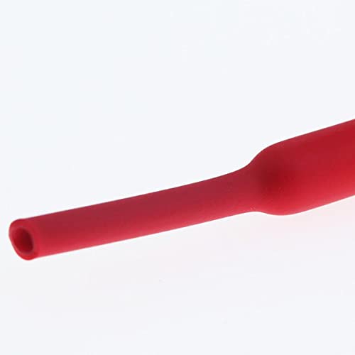 Schrumpfschlauch 4:1 mit Kleber Schrumpfschlauch Schrumpfschlauch-Verpackungssatz Elektronischer Verbindungsdraht und Kabel-Isolierhülse-Rot, 6 mm, 2 m von CTLH20
