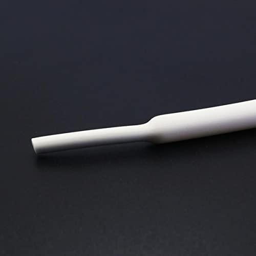 Schrumpfschlauch 4:1 mit Klebstoff Wärmeschrumpfschlauch Wärmeschrumpf-Verpackungssatz Elektronischer Verbindungsdraht und Kabel-Isolierhülse-Weiß, 8 mm, 5 m von CTLH20