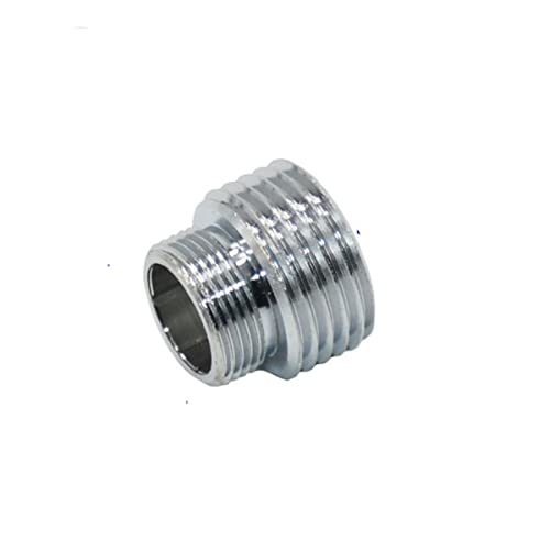 Silber 1/2" Auf M16 M18 M24 M28 Außengewinde Stecker Messing Wassersparer Wasserhahn Adapter für Badezimmer Küchenarmatur Armaturen-M16 x 1I2 von CTLH20