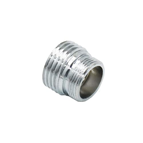 Silber 1/2" Auf M16 M18 M24 M28 Außengewinde Stecker Messing Wassersparer Wasserhahn Adapter für Badezimmer Küchenarmatur Armaturen-M18 x 1I2 von CTLH20