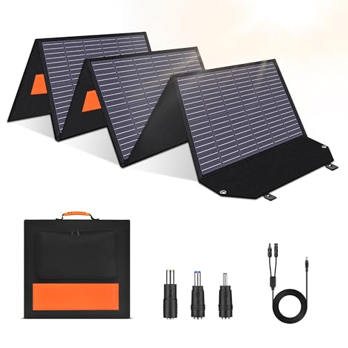 Ctolity 200W Tragbares Solarpanel - Solarpanel Faltbar Hoher Wirkungsgrad für Kraftwerk Camping Wohnmobil von CTOLITY