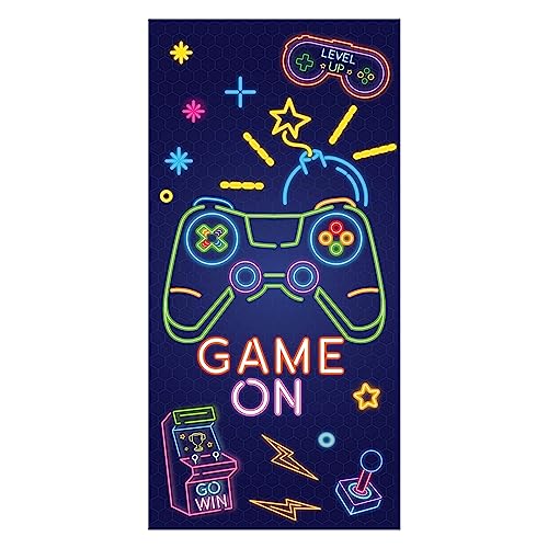 CTQTZ Kinder Gamer Gamepad Game Strandtuch & Badetuch 80x160cm Mikrofaser Strand-Handtuch & Bade-Handtuch von CTQTZ