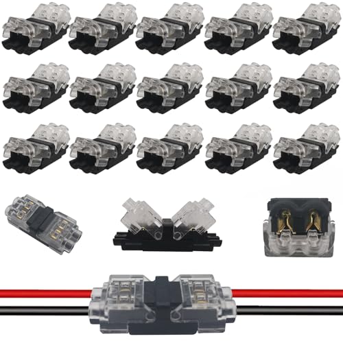 H Verbinder, Niederspannung H Tap Stecker 2 Pin für Drähte 18-22 AWG/0,35-0,75mm²,CTRICALVER Verdrahtungszweigstecker Einfache, 15 stück Quick Drahtverbinder H-Wasserhahn H Verbinder, Niederspannung H Tap Stecker 2 Pin für Drähte 18-22 AWG/0,35-0,75mm²,CTRICALVER Verdrahtungszweigstecker Einfache, 15 stück Quick Drahtverbinder H-Wasserhahn von CTRICALVER