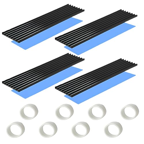 M.2 SSD-Kühlkörper mit wärmeleitender Klebefolie gegen thermisches Durchgehen Kühlkörper-Kühlkörper-CPU-IC-Chip-Leiterplatte für LED-Verstärker Aluminium 70 mm × 22 mm × 3 mm M.2 SSD-Kühlkörper mit wärmeleitender Klebefolie gegen thermisches Durchgehen Kühlkörper-Kühlkörper-CPU-IC-Chip-Leiterplatte für LED-Verstärker Aluminium 70 mm × 22 mm × 3 mm von CTRICALVER