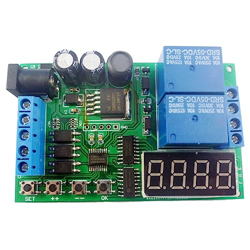IO53A02 DC 5-24 V ZyklusverzöGerungsrelaismodul 0,1 S-999 Min. Einstellbare Zeitsteuerung Schalter Motor VorwäRts-RüCkwäRts-Controller von CTRLZS