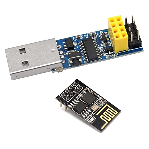 USB zu ESP8266 Breakout CH340C ESP-01 ESP-01S Prog WiFi Programmer Downloader-Adapter mit Reset Auto Download Schaltung von CTRLZS