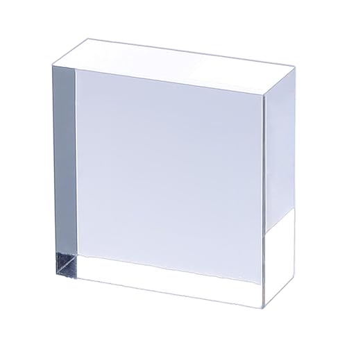 CTRSM Klarer Acryl-Anzeigeblock, Acryl-Panel-Display, passend for Display-Basis, 20 cm x 20 cm(Thickness:20mm) von CTRSM