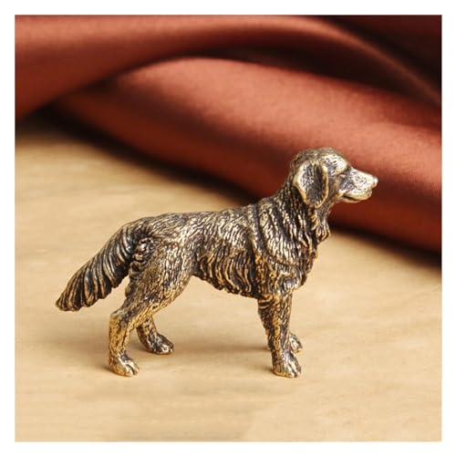 CTRSM Vintage Messingstatue, Bronze Hund Reinem Kupfer Desktop Tier Ornamente Handgemachte Vintage Messing Hound Home Dekorationen Zubehör CTRSM Vintage Messingstatue, Bronze Hund Reinem Kupfer Desktop Tier Ornamente Handgemachte Vintage Messing Hound Home Dekorationen Zubehör von CTRSM