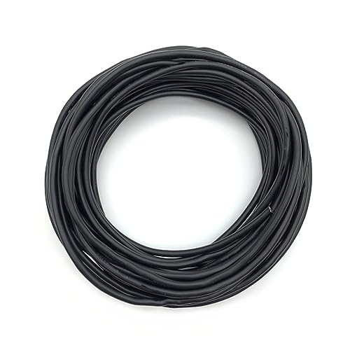 Mehrpoliges abgeschirmtes Kabel, Signalkabel 26AWG Kupfer UL2547 geschirmt 2-7 Leiter 5-10 Meter Schwarz Grau (Schwarz, 3Cores x 10 Meter) von CTRSM