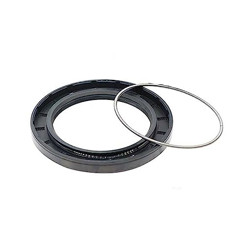 Öldichtung Wellendichtung, 1 Stück schwarze ID 50–75 mm Gummi-Öldichtung, TC/FB/TG4 Skelett-Öldichtungsringe NBR Doppellippendichtung(52x72x12mm) von CTRSM
