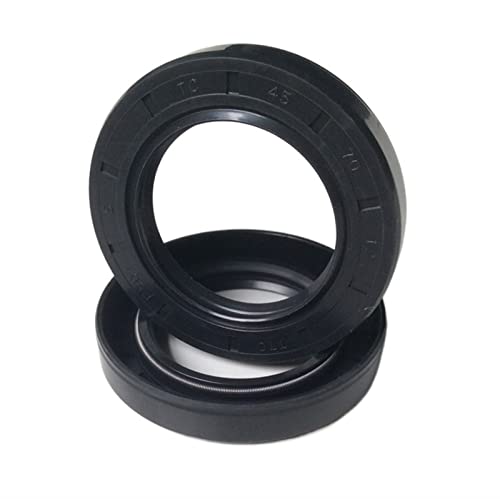 Öldichtung Wellendichtung, 2 STÜCKE TC Skelettwelle Nitril-Öldichtung, Innendurchmesser 18 MM NBR-Öldichtung Gummidichtung Ölring for Motorpumpen Dichtungslippe(18x27x7) von CTRSM