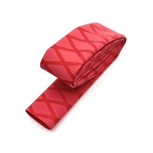 Rutschfester Schrumpfschlauch für Angelruten, Schrumpfschlauch for Angelrutengriffe, isolierte Abdeckung for Angelrutengriffe(Red,30MM-1M) von CTRSM