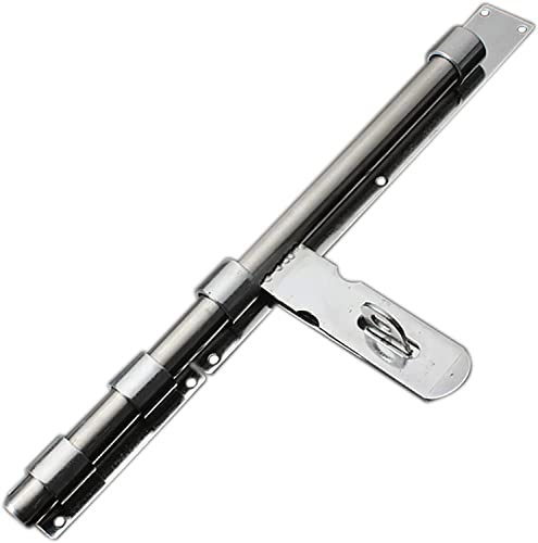 Schiebetürschloss, Riegelschloss, Schieberiegel aus verdicktem Edelstahl, robuster Türschieberiegel mit Loch for Vorhängeschloss, Türriegel(16 inch 19 core) von CTRSM