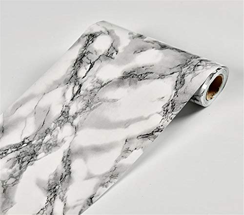 Tapetenbordürenaufkleber, Tapetenbordürenaufkleber, Tapetenbordüre for Abziehen und Aufkleben, mehrfarbig, mehrere Größen(Marble,15cm X 1000cm) von CTRSM