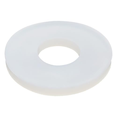 Unterlegscheibe aus Silikonkautschuk, Flache Unterlegscheiben aus Silikon for Schrauben, Dichtungsringe, weiße Dichtungsringe, Hochtemperaturdichtung(20x72x5mm) von CTRSM