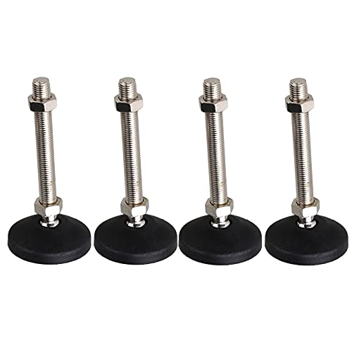 Verstellbare Füße, Hochleistungs-Nivellierfüße, 4 stücke/8 stücke/12 stücke Verstellbare Füße Möbel Leveler Bein for Möbel Mechanische Ausrüstung(4pcs) von CTRSM