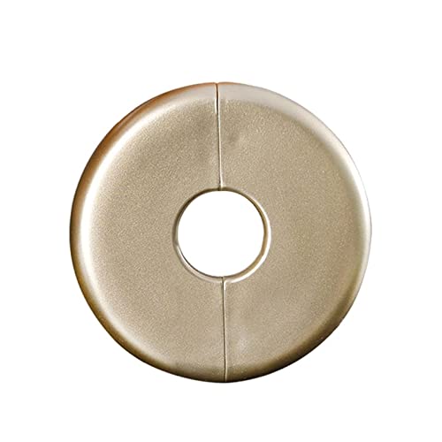 Wasserhahn-Duschrohrabdeckung, Edelstahlabdeckung, Dusche Küche Wand Flansch Flansch Abdeckung Wasserhahn Dekor Wasserhahn Dekorative Abdeckung Wasserhahn Zubehör Rohr Wand Abdeckungen(Gold 43mm) von CTRSM
