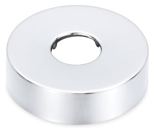 Wasserhahn-Duschrohrabdeckung, Edelstahlabdeckung, Edelstahl Wasserhahn Dekorative Abdeckung Rohr Wand Abdeckungen Wand Flansch Abdeckung Dusche Küche Wasserhahn Dekor Zubehör(60x21x18mm) von CTRSM