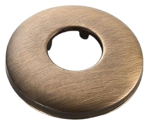 Wasserhahn-Duschrohrabdeckung, Edelstahlabdeckung, Rohrmanschetten, 1 Stück 1/2' und 3/4'' Dusche Messing Küchenspüle Wasserhahn Loch Dekorieren Platte Dekorative Abdeckung von CTRSM
