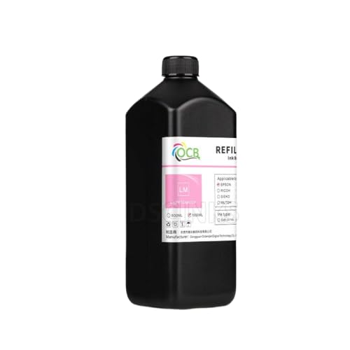1000 ml LED -Tinte kompatibel mit L800 L805 L1800 TX800 XP600 R1390 R1400 R4800 R4880 R7800 R7880 XP300 R290 R330 Kompatibel mit DTF -Drucker(Hard - LM) von CUAWBAPF