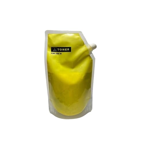 CUAWBAPF 1 kg kompatibles Tonerpulver Kompatibel mit SPC820 SPC821 CMYK -Farbpatrone(Y-1000g) von CUAWBAPF