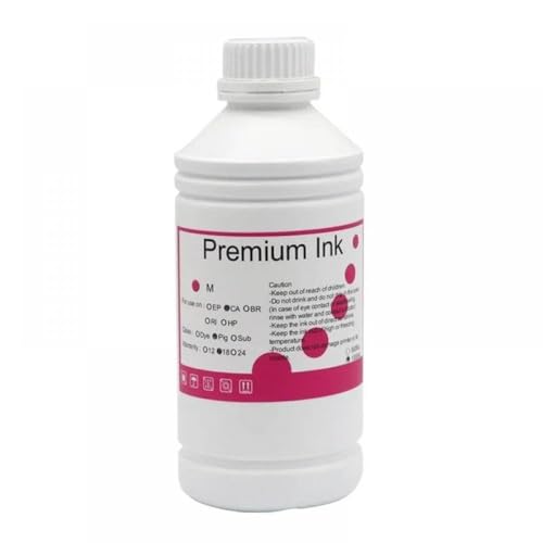 CUAWBAPF 1000 ml Flaschen kompatible Pigmentinte Kompatibel mit IPF8400S IPF9400S IPF8400 IPF9400 IPF8300 PFI306 PFI-306 PFI 306(1000ML-Pigment-M) von CUAWBAPF
