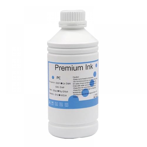 CUAWBAPF 1000 ml Nachfüllpigmenttinte kompatibel mit Bildprograf Pro-1000 Drucker PFI-1000 PFI1000 Tinte(1000ML-Pigment-PC) von CUAWBAPF