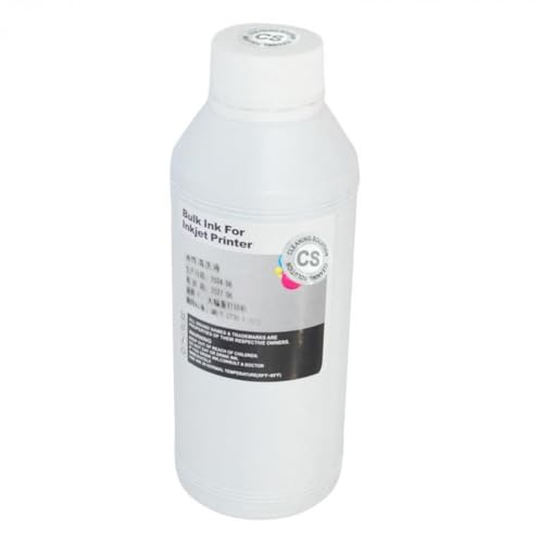 CUAWBAPF 1000 ml kompatible Tintenstrahldrucker Druckkopfreinigungslösung Kompatibel mit Tintenpatronen von CUAWBAPF